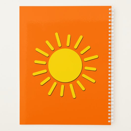 Jij bent mijn zonneschijn planner (Achterkant)