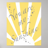 Jij bent mijn zonneschijn poster (Voorkant)