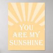 jij bent mijn zonneschijn poster (Voorkant)
