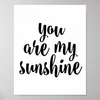 Jij bent mijn zonneschijn poster