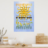 Jij bent mijn zonneschijn. poster (Keuken)
