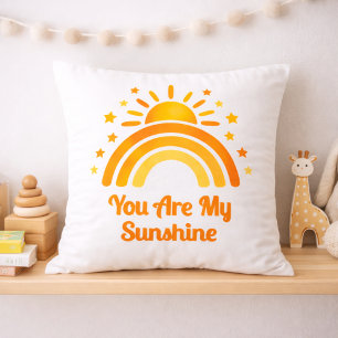 Jij Bent Mijn Zonneschijn Regenboog Baby Shower Kussen