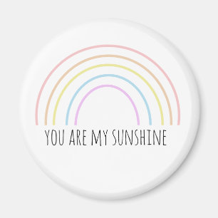 Jij bent mijn zonneschijn regenboog magneet