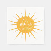 Jij bent mijn zonneschijn servet (Voorkant)