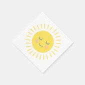 Jij bent mijn zonneschijn servet (Hoek)