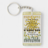 Jij bent mijn zonneschijn. sleutelhanger (Voorkant)