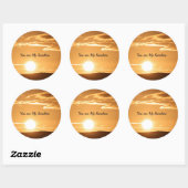 Jij bent mijn zonneschijn sticker (Vel)