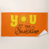 Jij bent mijn zonneschijn strandlaken (Voorkant)