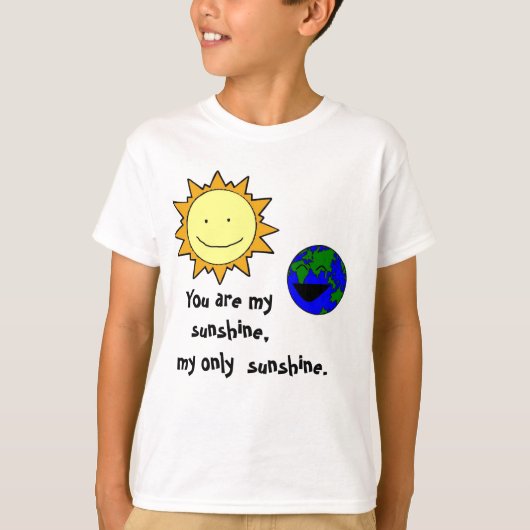 Jij bent mijn zonneschijn t-shirt (Voorkant)