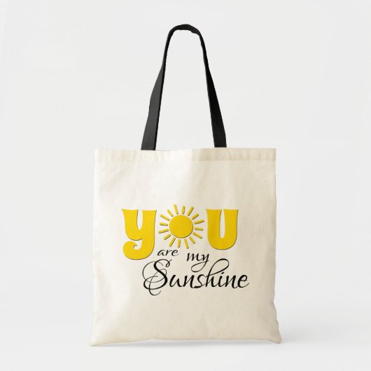 Jij bent mijn zonneschijn tote bag (Voorkant)