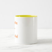 Jij bent mijn zonneschijn! tweekleurige koffiemok (Center)