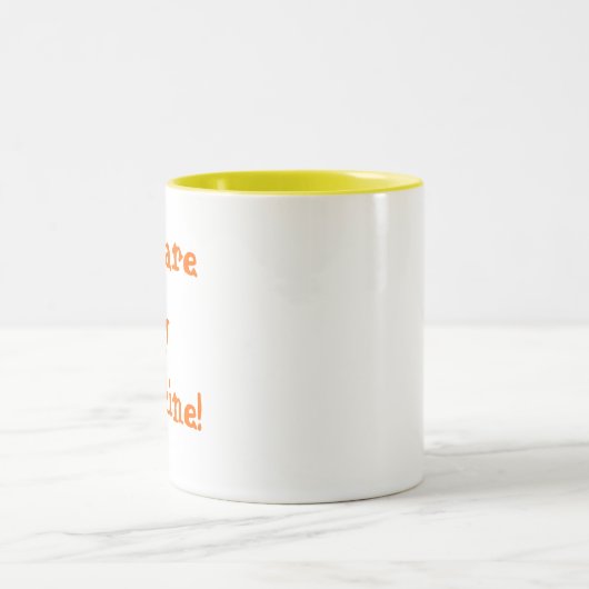 Jij bent mijn zonneschijn! tweekleurige koffiemok (Center)