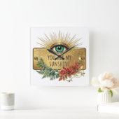 Jij Bent Mijn Zonneschijn Wandklok (Huis)