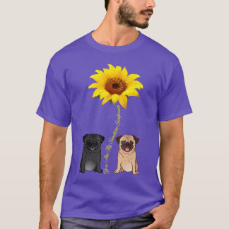 Jij bent mijn zonneschijn zonnebloem pug cadeau me t-shirt