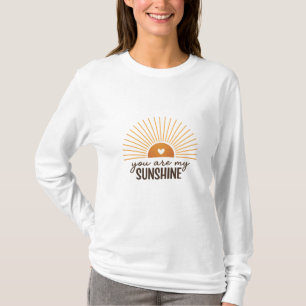 Jij Bent Mijn Zonneschijn Zonneontwerp Modern Bo T-shirt