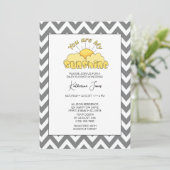 Jij bent mijn zonneschijnneutraal Baby shower Kaart (Staand voorkant)