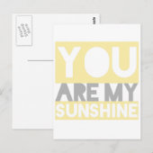 Jij bent mijn zonneschijnsLyrics Briefkaart (Voorkant / Achterkant)