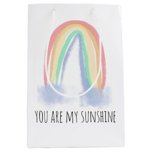 Jij bent mijn zonneschildering waterverf regenboog medium cadeauzakje