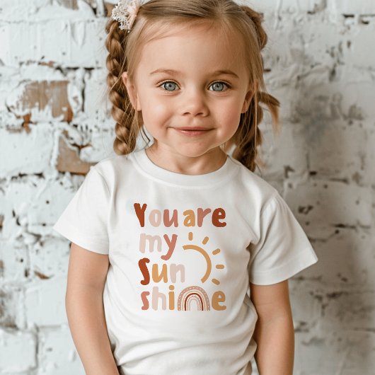 Jij bent mijn zonnetje | Boho Rainbow Kinder Shirts