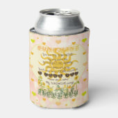 Jij bent mijn zonnige hart blikjeskoeler (Blikje Voorkant)