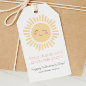 Jij bent mijn zonnige Kinder Classroom Valentine D Cadeaulabel