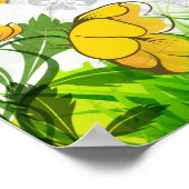 "Jij bent mijn zonnige muur" Art Poster (Hoek)