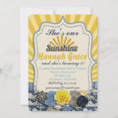Jij bent mijn zonnige verjaardag uitnodiging (Voorkant)