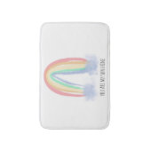 Jij bent mijn zonnige waterverf geschilderde regen badmat (Voorkant Verticaal)