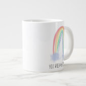 Jij bent mijn zonnige waterverf geschilderde regen grote koffiekop (Voorkant rechts)