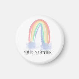 Jij bent mijn zonnige waterverf geschilderde regen magneet