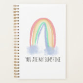 Jij bent mijn zonnige waterverf geschilderde regen planner (Voorkant)