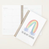 Jij bent mijn zonnige waterverf geschilderde regen planner (Display)