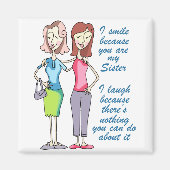 Jij bent mijn zuster magneet (Voorkant)