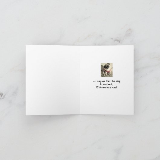 Jij bent niet de baas van mij kaart (Binnen)