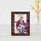 Jij bent niet de baas van mij kaart (Gele Bloem)