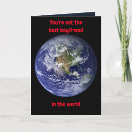 Jij bent niet de beste vriend in de wereld. Kaart