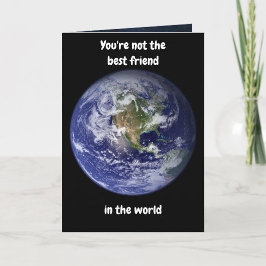 Jij bent niet de beste vriend. Kaart (Voorkant)