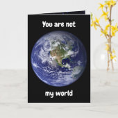 Jij bent niet mijn wereld. Kaart (Gele Bloem)