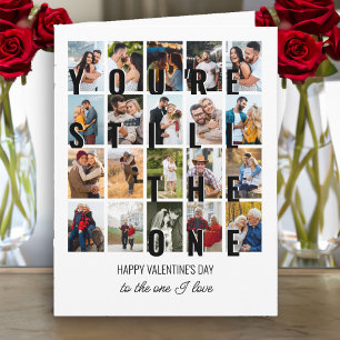 Jij bent nog steeds degene 20 Foto Romantische Val Kaart