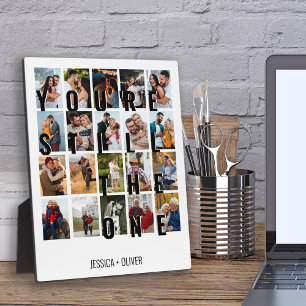 Jij bent nog steeds degene Moderne jubileumfoto  P Fotoplaat