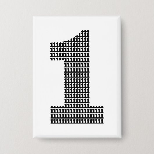 Jij bent nummer één button (Voorkant)