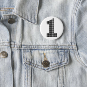 Jij bent nummer één ronde button 5,7 cm