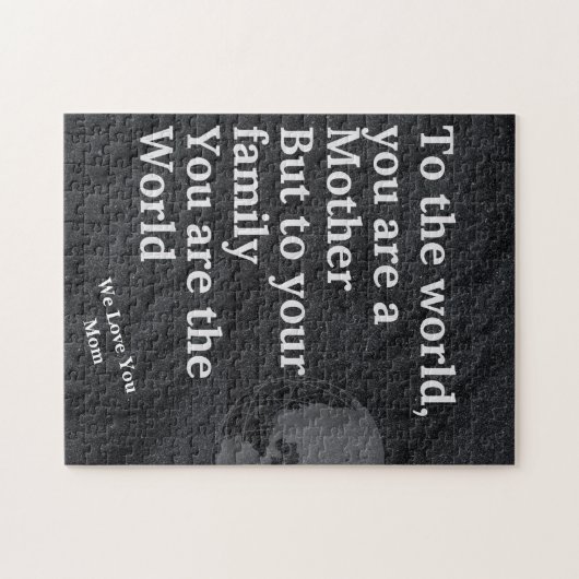 Jij bent onze wereldmoeder legpuzzel (Horizontaal)