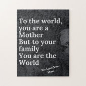 Jij bent onze wereldmoeder legpuzzel (Verticaal)