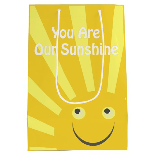 Jij bent onze zonneschijn medium cadeauzakje (Achterkant)