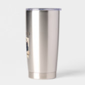 Jij Bent Opgeleid In tegenstelling tot Deze Kat Fu Geïsoleerde Drinkbeker (Links)