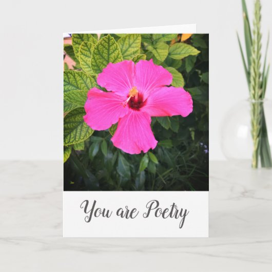 Jij bent poëzie kaart (Voorkant)