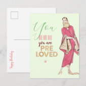 Jij Bent Pre Loved Vintage Mode Briefkaart (Voorkant / Achterkant)