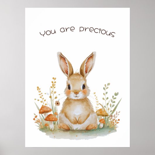 Jij bent Precious - Boskonijn Poster (Voorkant)