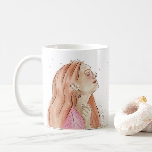Jij bent Precious Mok | Wit & Spetters (Met donut)